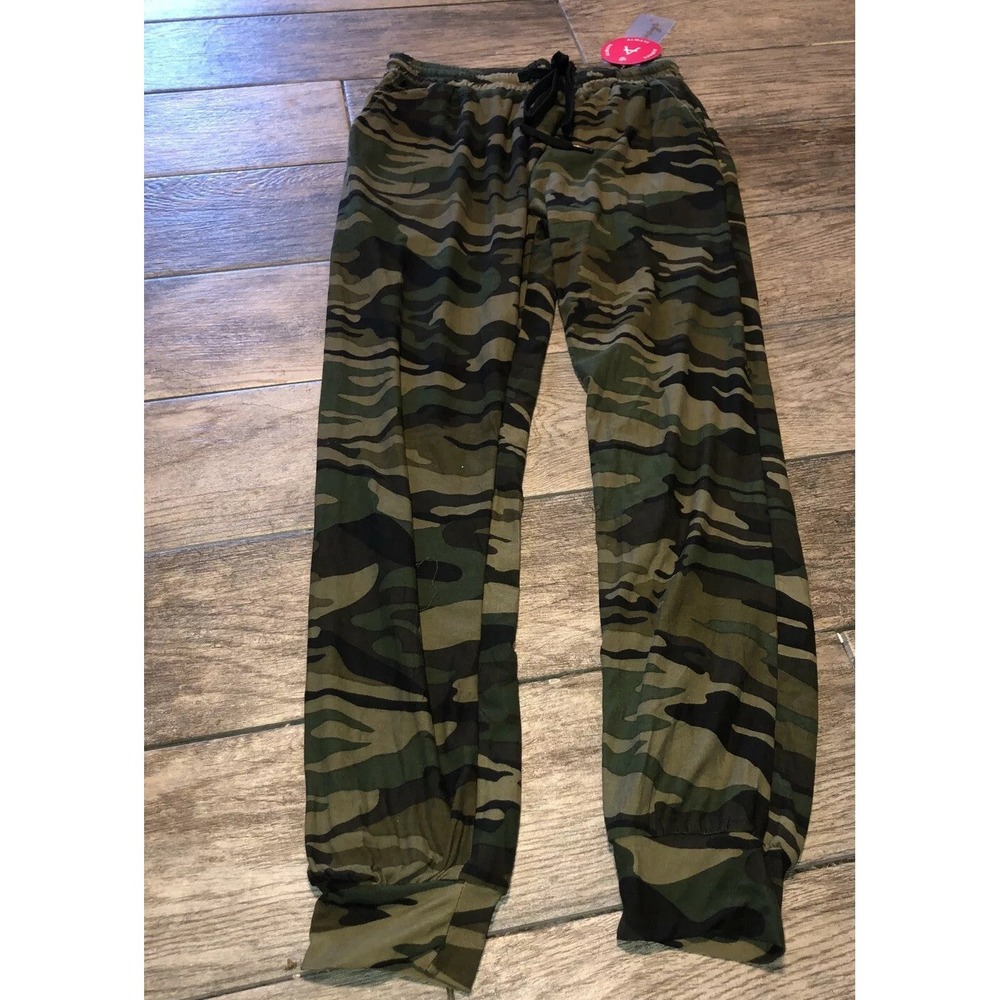 New Always Women's Camo Joggers Pants Sz‎ Small Soft
